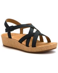 ABEO - Soleil Cross Sandal - Lyst