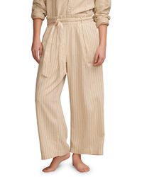 Lucky Brand - Cotton Blend Paperbag Pants - Lyst