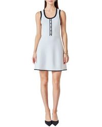 Endless Rose - Contrast Trim Sleeveless Knit Dress - Lyst