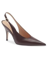 Gianvito Rossi - Pointed Toe Slingback Pump - Lyst