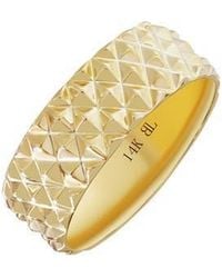 Bony Levy - 14K Textured Band Ring (Nordstrom Exclusive) - Lyst
