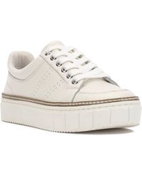 Vince Camuto - Randay Leather Platform Sneaker - Lyst