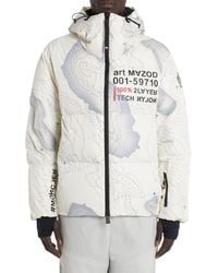 3 MONCLER GRENOBLE - Mazod Topographic Print Down Puffer Jacket - Lyst