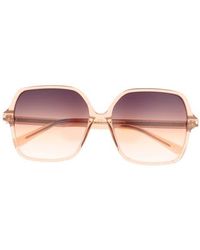 Quay - Press Tour 60Mm Gradient Square Sunglasses - Lyst