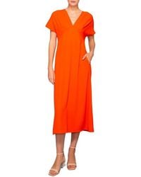 MELLODAY - V-Neck Empire Waist Dress - Lyst