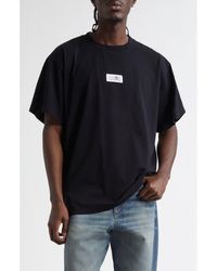 MM6 by Maison Martin Margiela - Numeric Logo Patch T-Shirt - Lyst