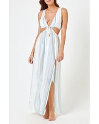 L*Space - Donna Cutout Cover-up Maxi Dress - Lyst