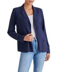 Steve Madden - Payton Linen Blend Blazer - Lyst