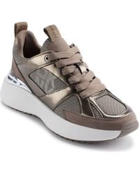 DKNY - Zofi Platform Wedge Sneaker - Lyst