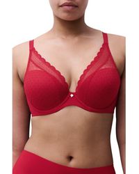 Chantelle - Norah Chic Underwire Plunge Bra - Lyst