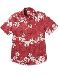 Reyn Spooner - 50th State Flower Tailo Fit Short Sleeve Button-down Shirt At Nordstrom - Lyst