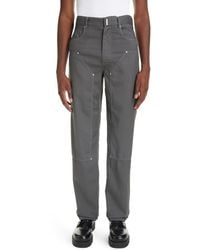 Givenchy - Riveted Stretch Wool Carpenter Pants - Lyst