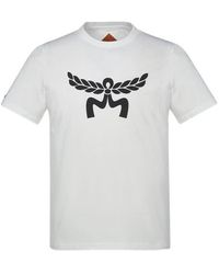 MCM - Laurel Logo Print T-Shirt - Lyst