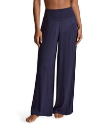 Ralph Lauren - Smocked Waist Cover-Up Pants - Lyst