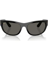 Ray-Ban - X A$Ap Rocky Blacked Out Mega Balorama 63Mm Rectangle Sunglasses - Lyst