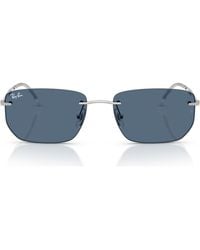 Ray-Ban - 56Mm Rimless Rectangular Sunglasses - Lyst