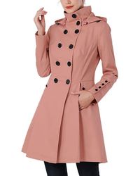 Kimi + Kai - Adele Hooded Trench Coat - Lyst