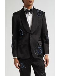 Bode - Poppy Shawl Collar Wool Suit Jacket - Lyst