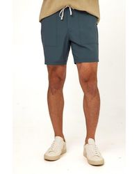 Threads For Thought - Essential Flat Front Stretch Drawstring Shorts - Lyst