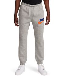 Nike - Cotton Blend Fleece joggers - Lyst