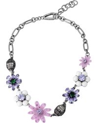 Kurt Geiger - Eagle And Daisy Statement Necklace - Lyst