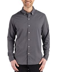 Cutter & Buck - Skyline Epic Confidence Check Stretch Button-Down Shirt - Lyst