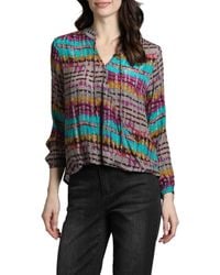 Apny - Printed Top - Lyst