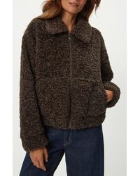 Michael Stars - Ziggy Shaggy Faux Shearling Jacket - Lyst