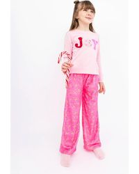 PREPPY GOOSE - Plush Candy Cane Loungewear Pant - Lyst