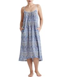 Papinelle - Nahla Paisley Print Cotton Nightgown - Lyst