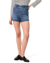 Spanx - Pull-On High Waist Denim Shorts - Lyst