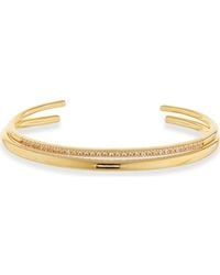 Nordstrom - Set Of 2 Demi Fine Cubic Zirconia Cuff Bracelets - Lyst