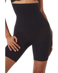 Spanx - Everyday Shaping High Waist Mid-thigh Shorts - Lyst