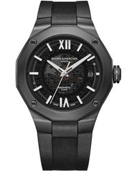 Baume & Mercier - Riviera 10617 Automatic Rubber Strap Watch - Lyst