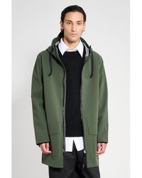 Stutterheim - Stockholm Patch Matte Raincoat - Lyst
