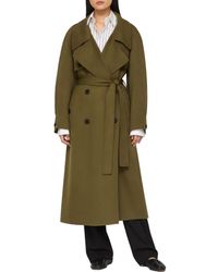 Lafayette 148 New York - Oversize Belted Double Face Cashmere Trench Coat - Lyst