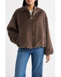 Sam Edelman - Reversible Bomber Jacket - Lyst