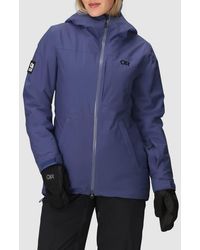 Outdoor Research - Snowcrew Waterproof Hooded Ski Jacket - Lyst