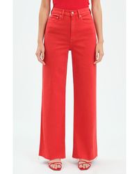 DAZE - Far Out High Waist Wide Leg Jeans - Lyst