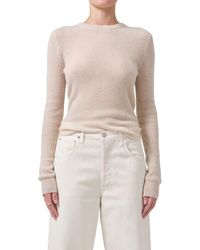 Citizens of Humanity - Alessia Wool & Cashmere Blend Rib Top - Lyst