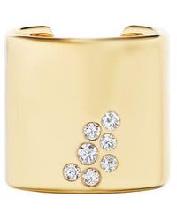 UNIFORM OBJECT - Stoned 18K Diamond Cuff Ring - Lyst