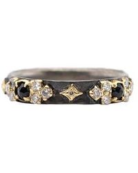 Armenta - Old World Diamond & Sapphire Band Ring - Lyst