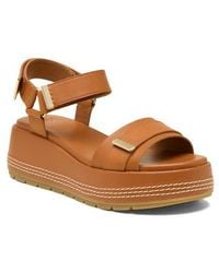 Sorel - Sunpeak Ankle Strap Platform Sandal - Lyst