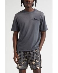 Amiri - Bleached Bandana Patch T-Shirt - Lyst
