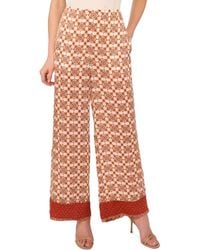 Ted Baker - Mixed Print Wide Leg Pull-On Pants - Lyst