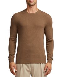 Ralph Lauren Purple Label - Silk & Cotton Sweater - Lyst