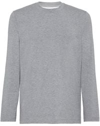 Brunello Cucinelli - Long Sleeve T-Shirt - Lyst