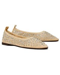 Tory Burch - Eddie Crystal Ballet Flat - Lyst