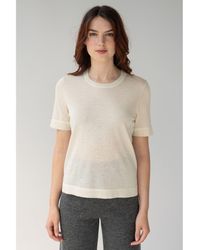 SSKEIN - Crew Neck Sweater Tee - Lyst