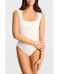 Commando - Neoprene Cap Sleeve Bodysuit - Lyst